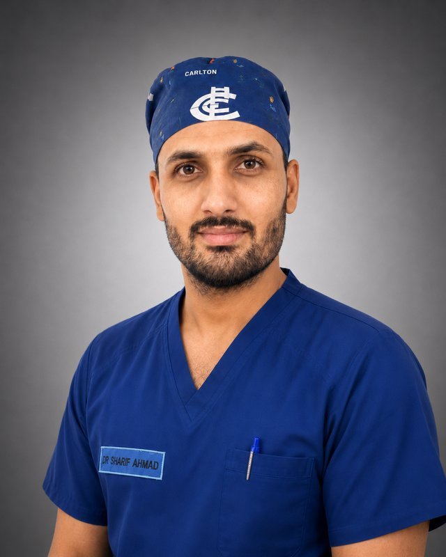 Portrait of Dr. Muhammad Sharif, Urology consultant