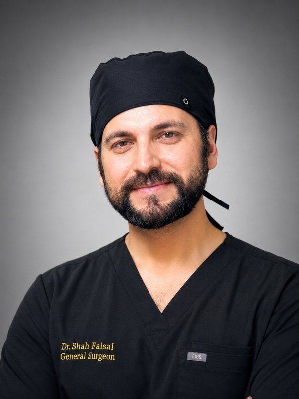 Portrait of Dr. Shah Faisal, General Surgery consultant